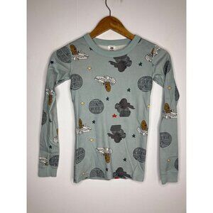 Hanna Andersson Star Wars Kids Pajama Top Size 12 Chewbacca Millennium Falcon